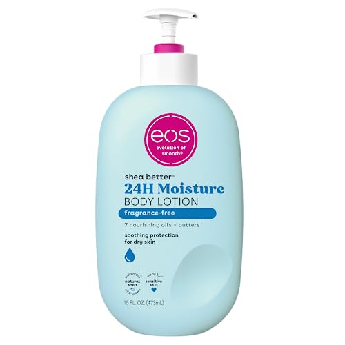 eos Shea Better Body Lotion, 24-Hour Moisture Skin Care, Lightweight & Non-Greasy