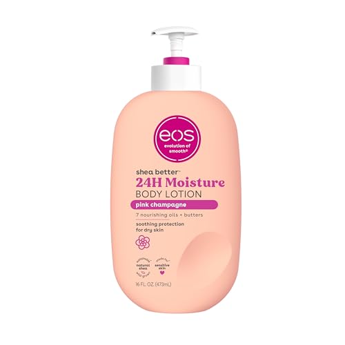 eos Shea Better Body Lotion, 24-Hour Moisture Skin Care, Lightweight & Non-Greasy