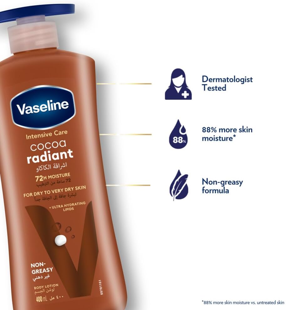 Vaseline Cocoa Radiant Body Lotion x1, x2, x3