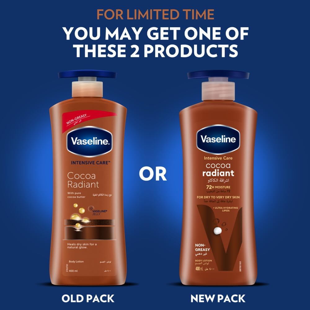 Vaseline Cocoa Radiant Body Lotion x1, x2, x3