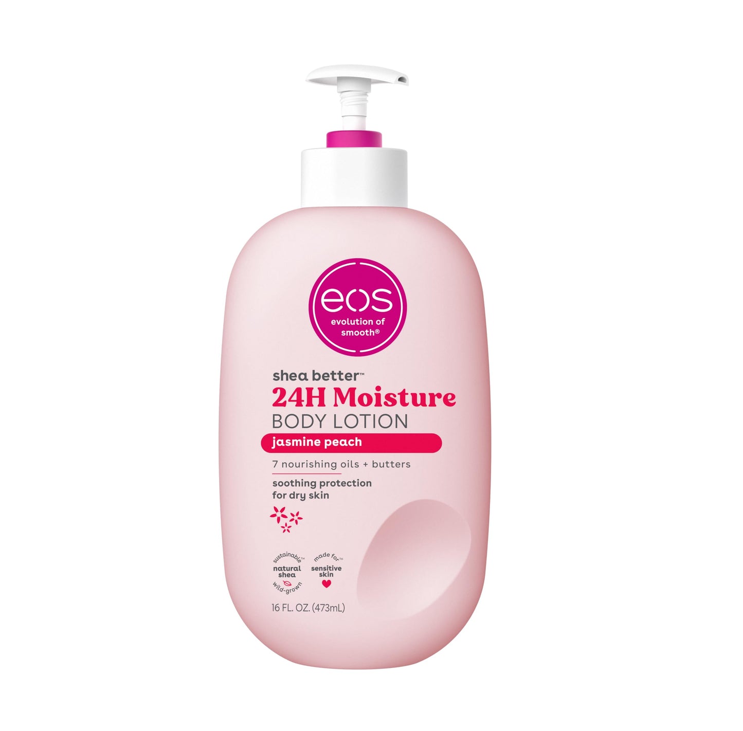 eos Shea Better Body Lotion, 24-Hour Moisture Skin Care, Lightweight & Non-Greasy