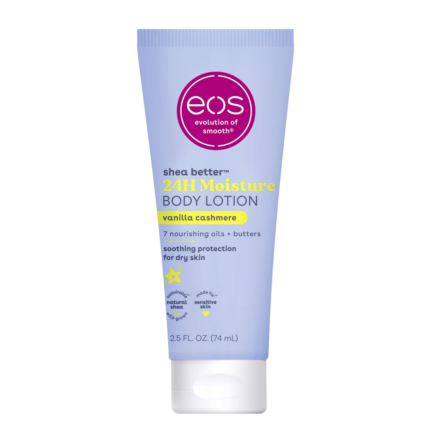 eos Shea Better Body Lotion, 24-Hour Moisture Skin Care, Lightweight & Non-Greasy