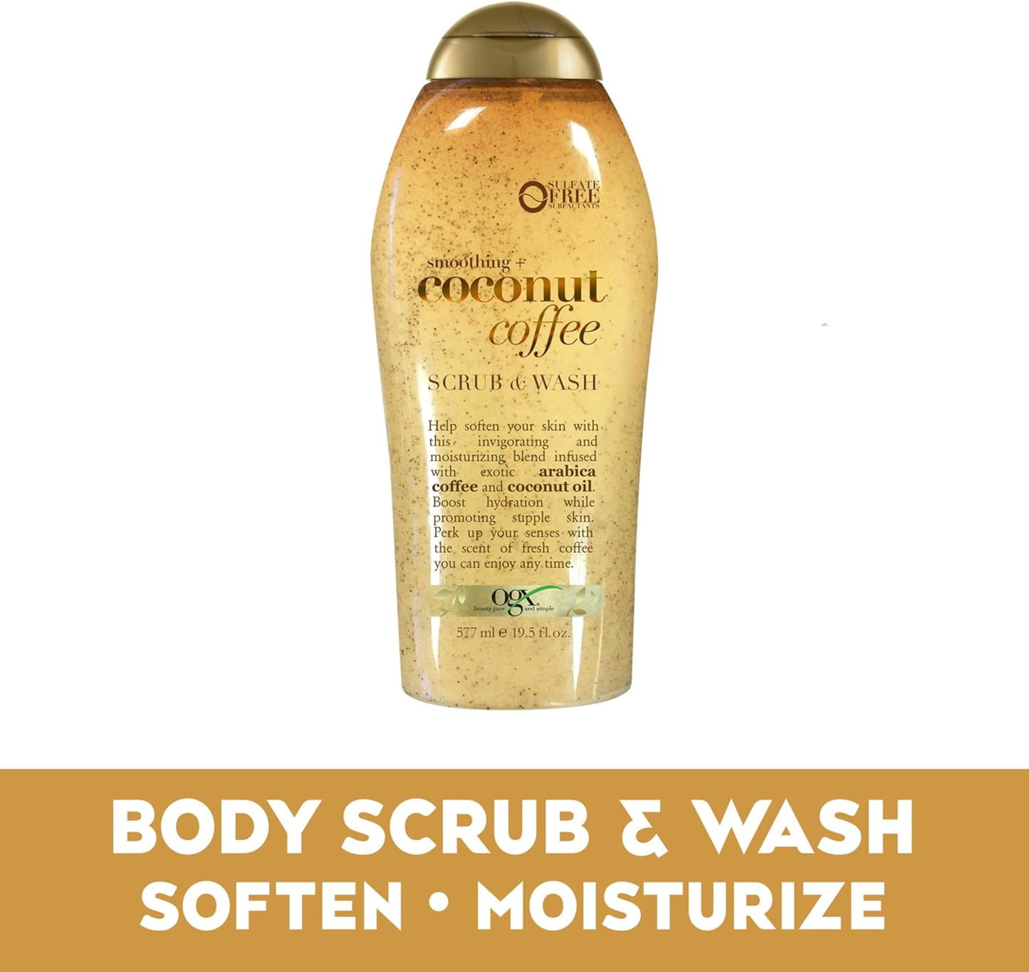 OGX Smoothing + Coconut Coffee Exfoliating Body Scrub