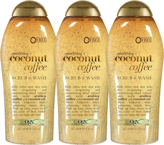 OGX Smoothing + Coconut Coffee Exfoliating Body Scrub